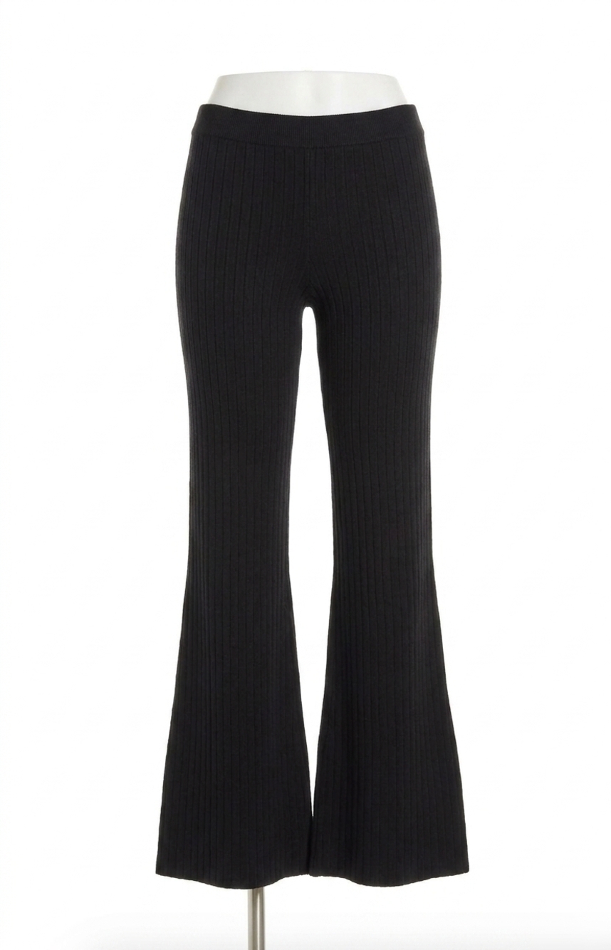 NEW L'AGENCE kiki pull on flare pants in black